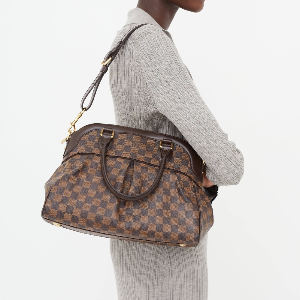Louis Vuitton Brown Damier Ebene Shoulder Bag